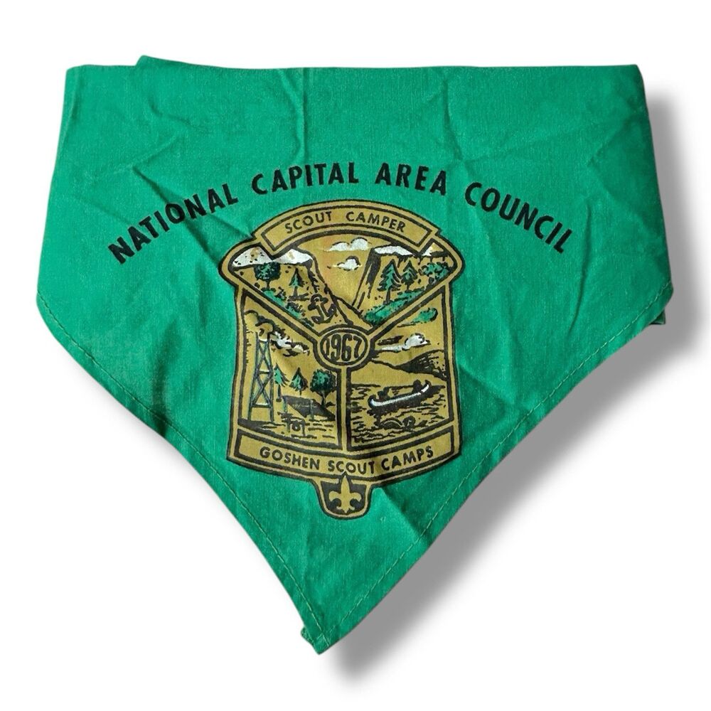 National Capital Area Council 1967 Goshen Scouts Bandana 39” X  19”